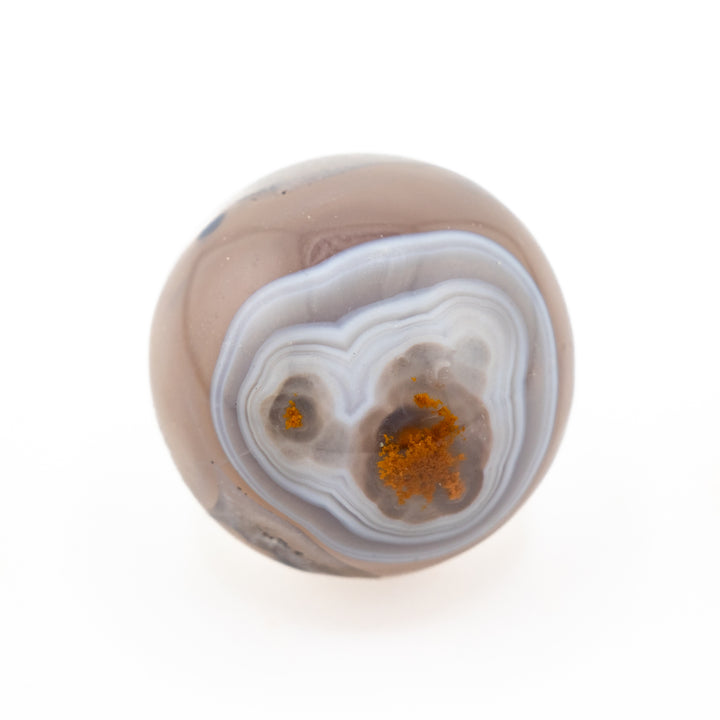 Sphère de cristal d'agate naturelle - Décoration en pierres précieuses de guérison, cadeaux de thérapie méditative