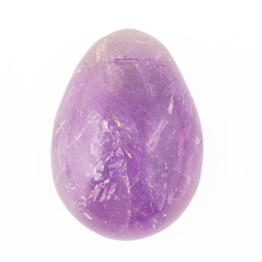 Natural Amethyst Crystal Egg - Healing Gemstone Decoration, Meditation Therapy Gifts
