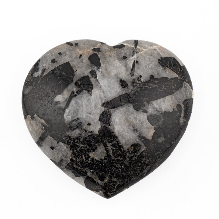Corazón de cristal de cuarzo turmalina natural: decoración con piedras preciosas curativas, regalos para terapia de meditación