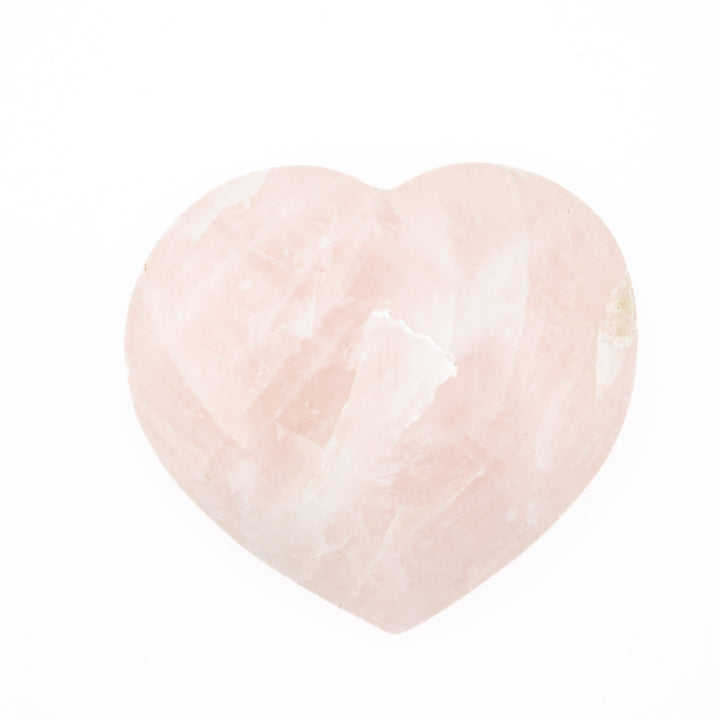 Corazón de cristal de cuarzo rosa natural: decoración con piedras preciosas curativas, regalos para terapia de meditación