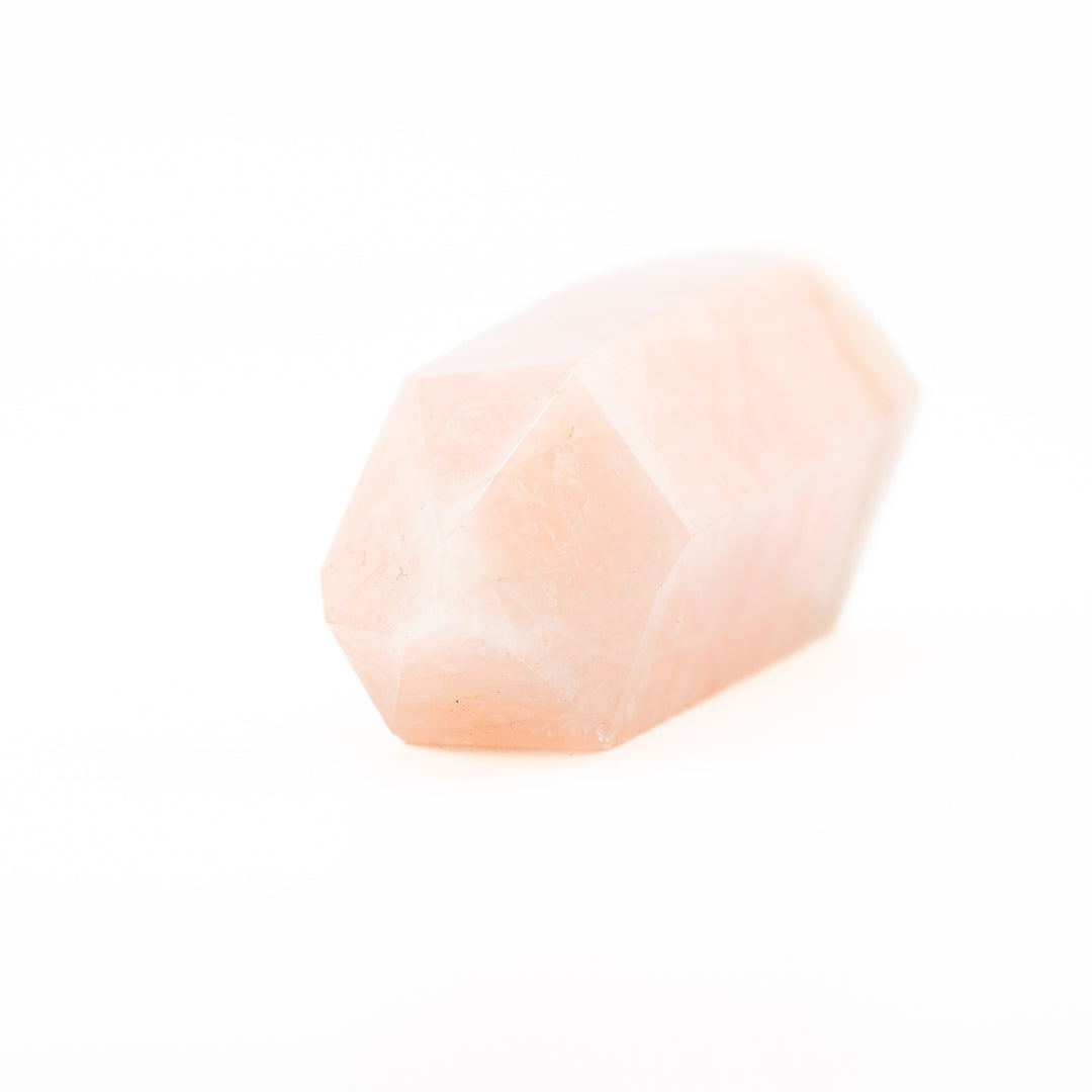 Torre de obelisco de cristal de cuarzo rosa natural: decoración con piedras preciosas curativas, regalos para terapia de meditación