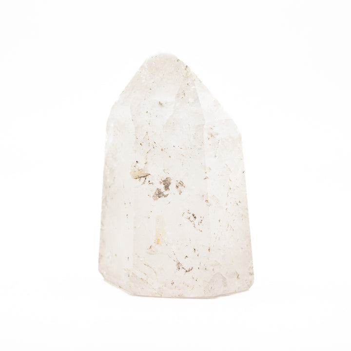 Torre de obelisco de cristal de cuarzo transparente natural: decoración con piedras preciosas curativas, regalos para terapia de meditación