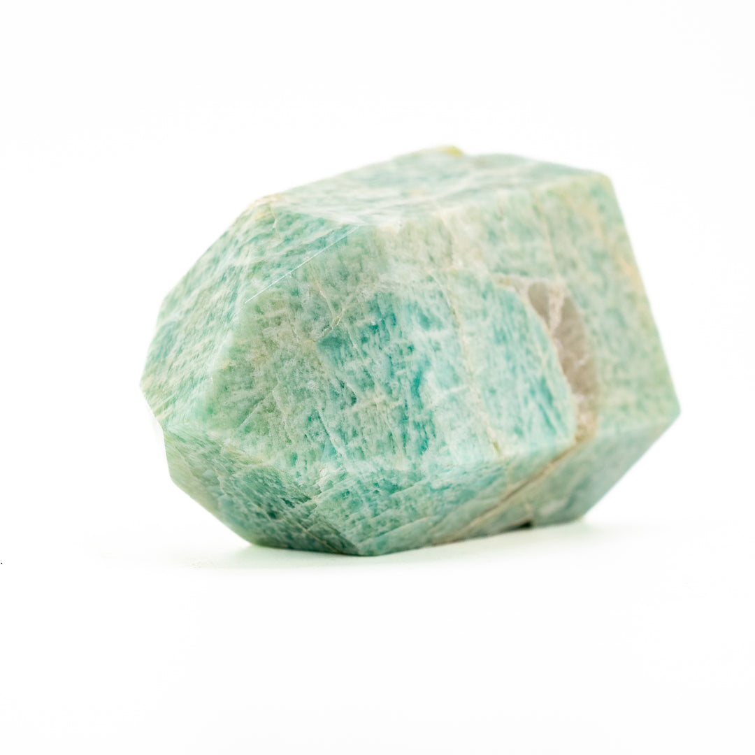 Natural Amazonite Crystal Obelisk Tower - Healing Gemstone Decoration, Meditation Therapy Gifts
