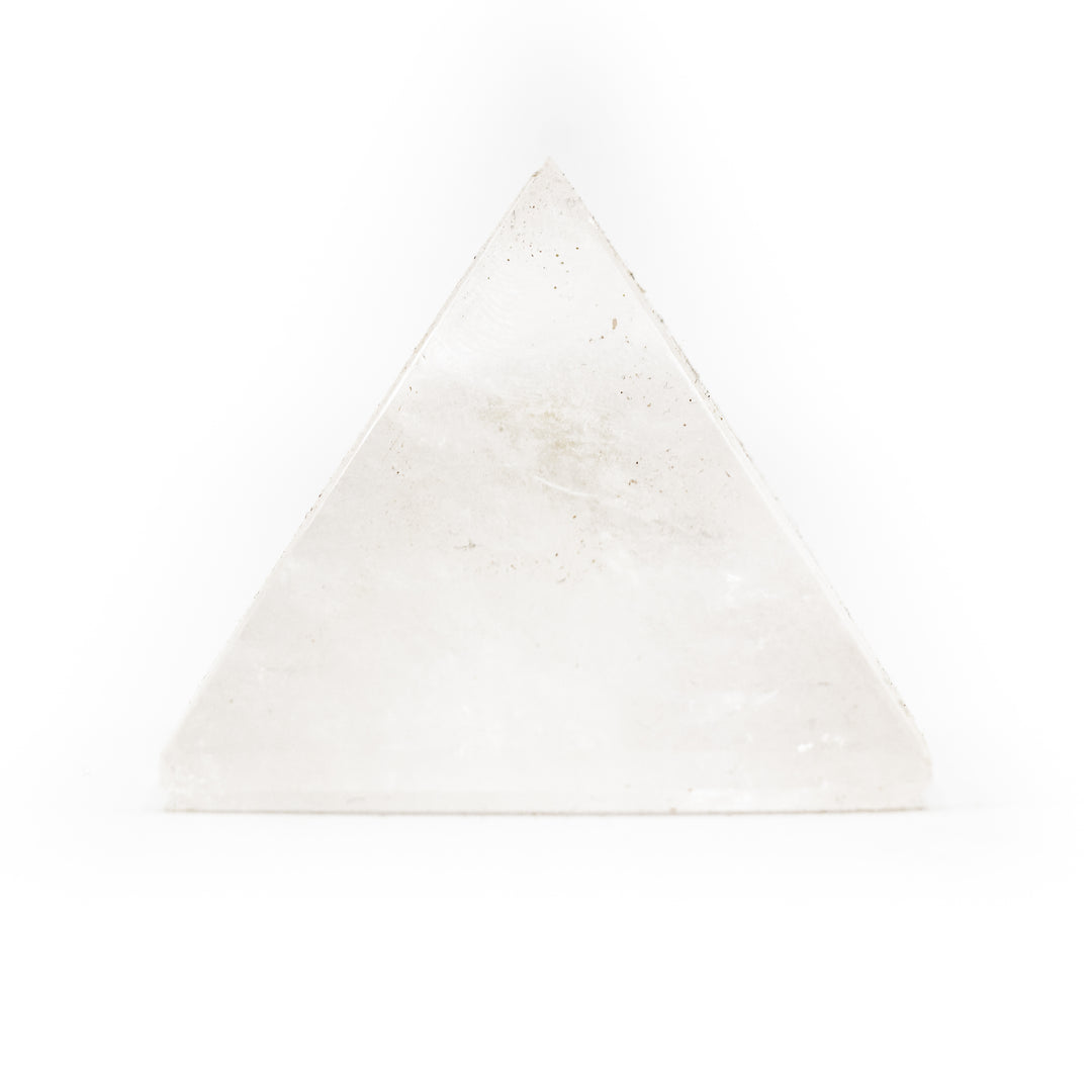 Natural Clear Quartz Crystal Pyramid - Healing Gemstone Decoration, Meditation Therapy Gifts
