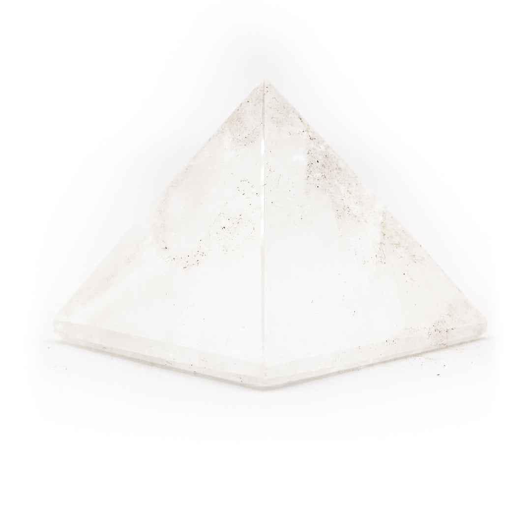 Natural Clear Quartz Crystal Pyramid - Healing Gemstone Decoration, Meditation Therapy Gifts