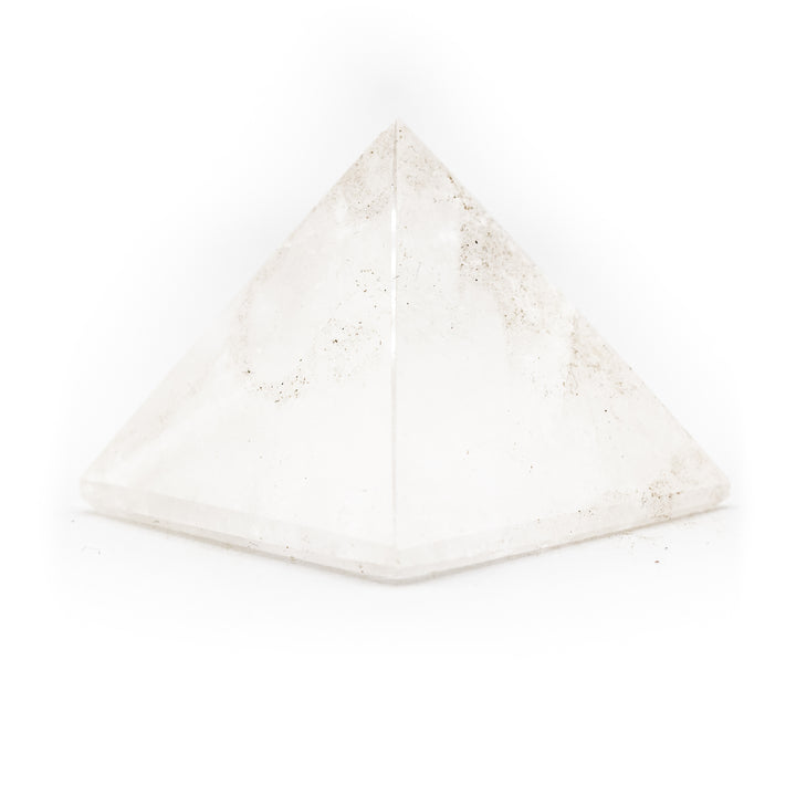 Natural Clear Quartz Crystal Pyramid - Healing Gemstone Decoration, Meditation Therapy Gifts