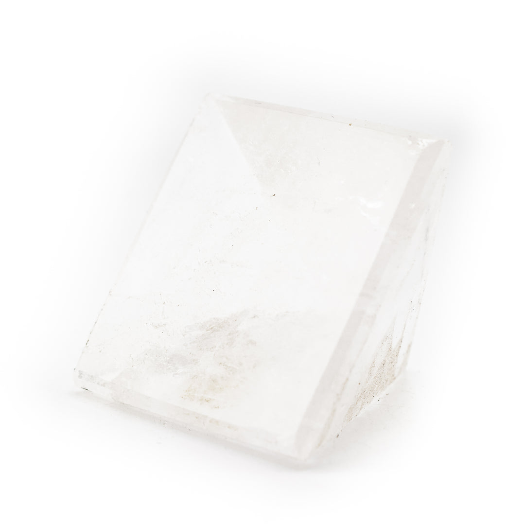 Natural Clear Quartz Crystal Pyramid - Healing Gemstone Decoration, Meditation Therapy Gifts