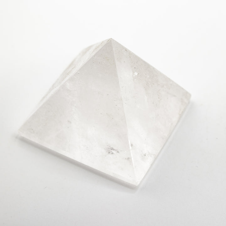 Natural Clear Quartz Crystal Pyramid - Healing Gemstone Decoration, Meditation Therapy Gifts