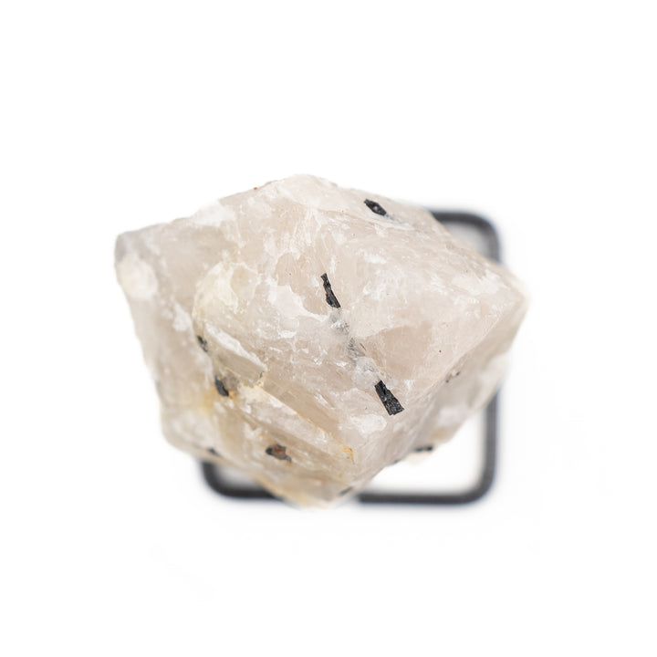 Cristal de turmalina de matriz natural sobre soporte de metal: decoración con piedras preciosas curativas, regalos para terapia de meditación