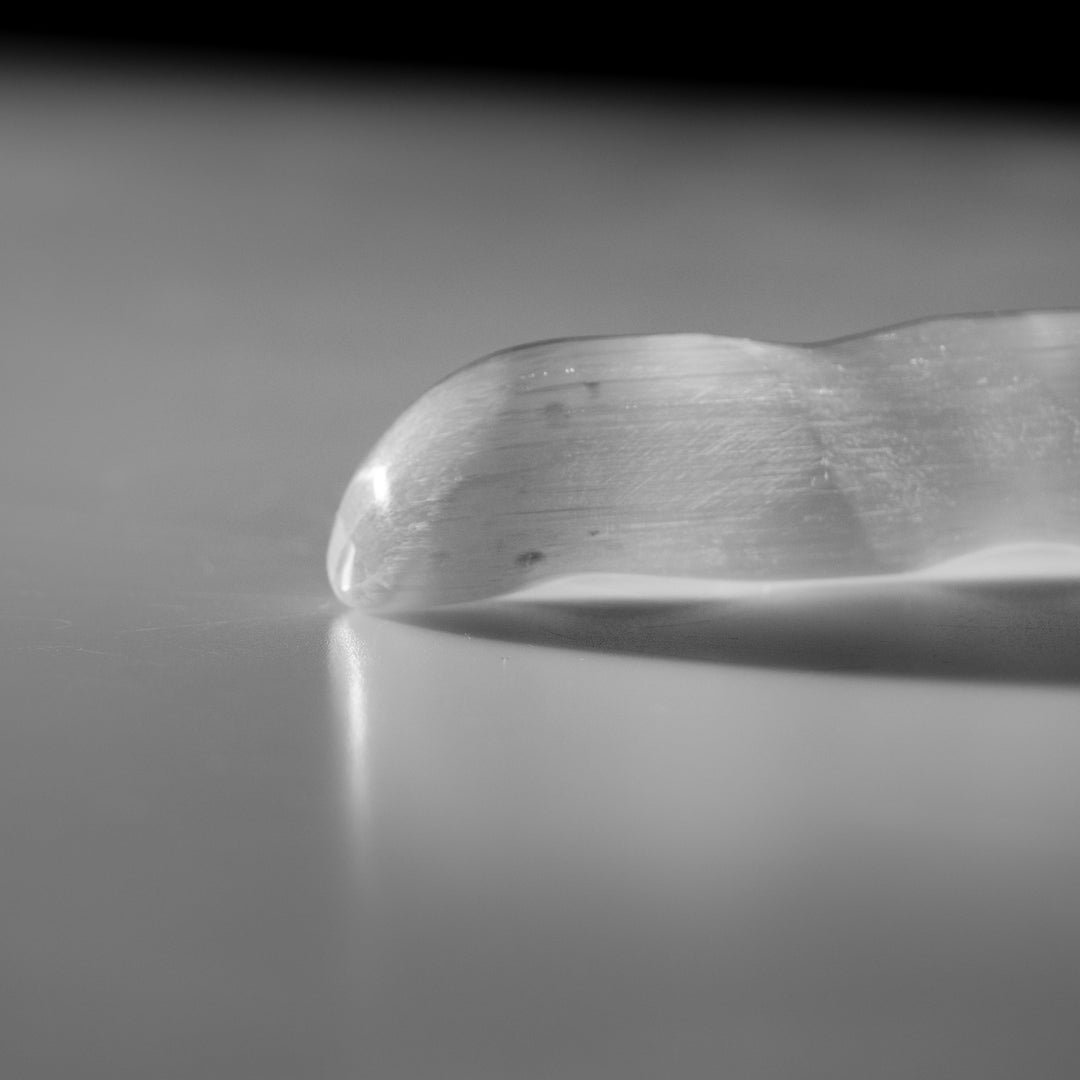 Baguette de massage en spirale de sélénite naturelle – Cristal de sélénite de 15 cm – Pierre de guérison nettoyante et rechargée
