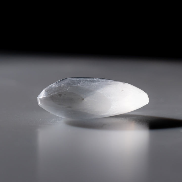 Corazón de selenita natural - Cristal de selenita de 5 cm - Piedra curativa purificadora y regeneradora