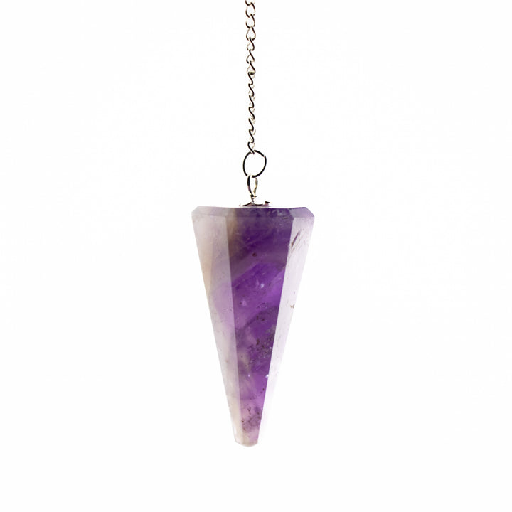 Amethyst Crystal Pendulum – Spiritual Clarity & Intuitive Divination Tool for Energy Work & Dowsing