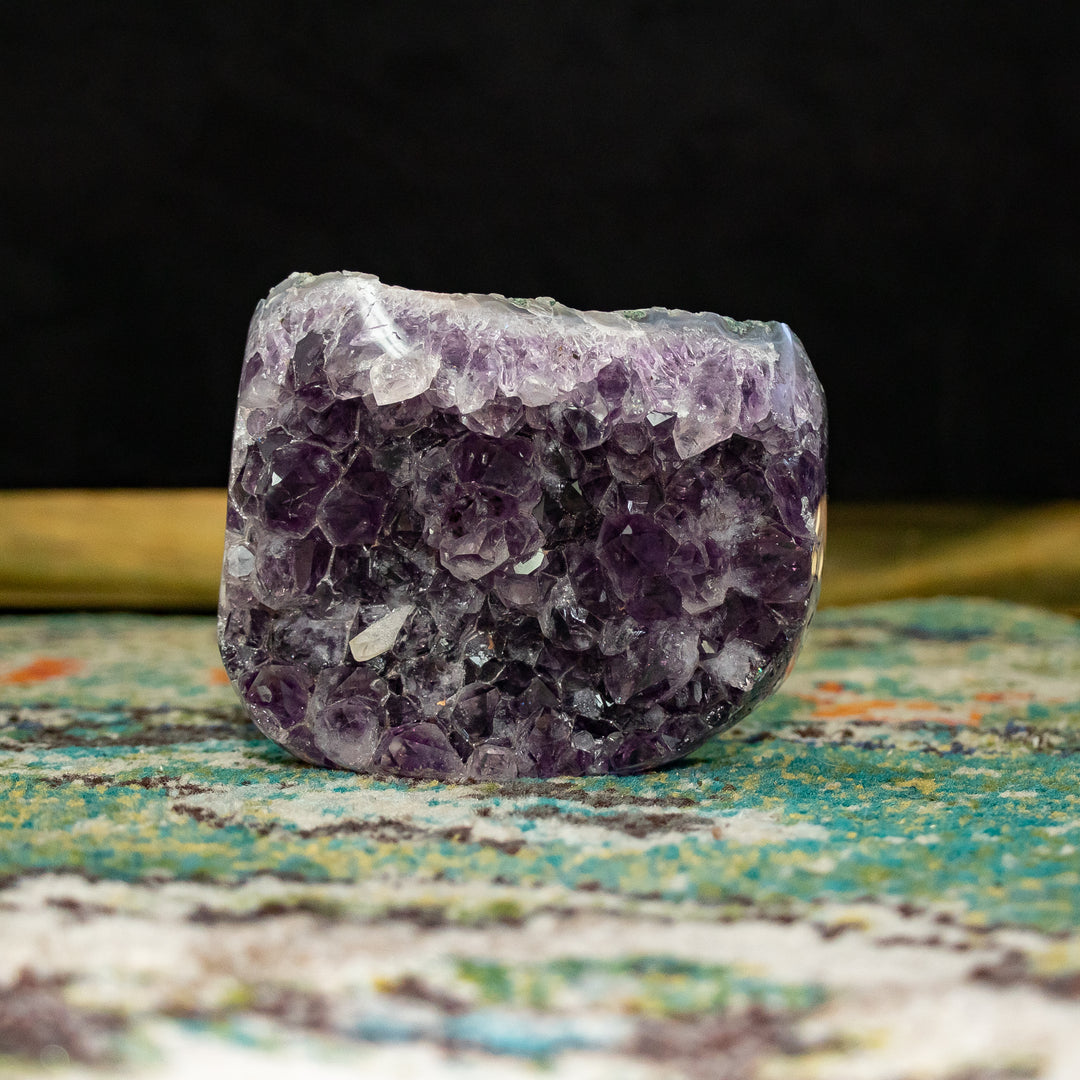 “Twilight Ridge” – Rare Amethyst Polished Cluster