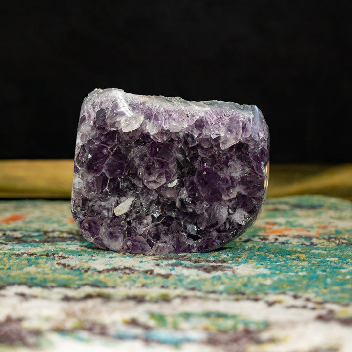 “Twilight Ridge” – Rare Amethyst Polished Cluster