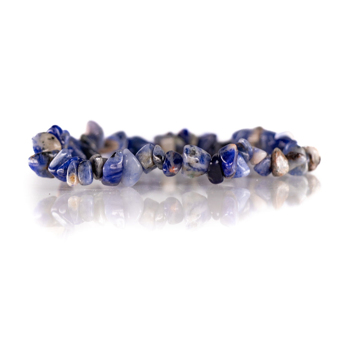 Bracelet en sodalite naturelle – Sans métal, 5-8 mm
