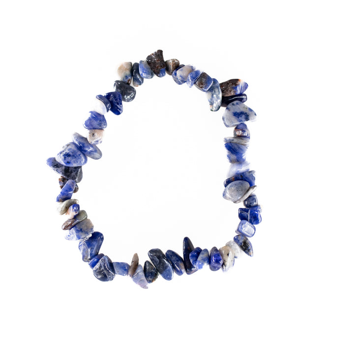 Bracelet en sodalite naturelle – Sans métal, 5-8 mm