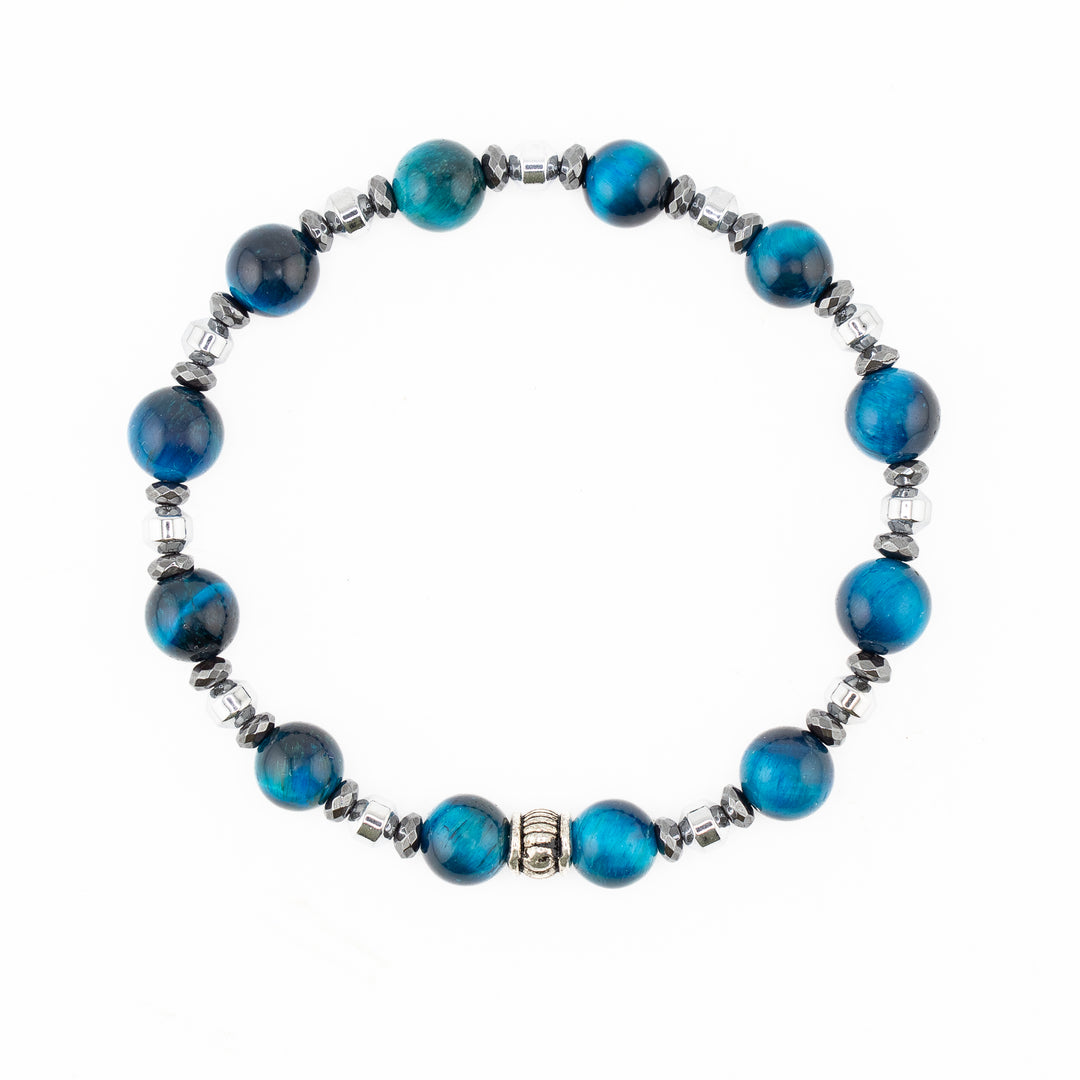 Blue Tiger’s Eye Bracelet – Confidence & Inner Strength