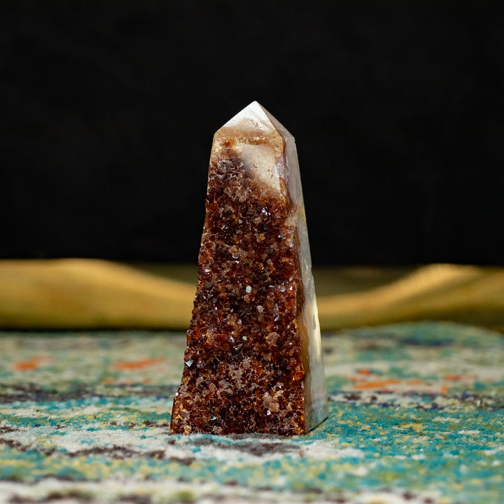 "Sunfire Crest" - Rare Citrine Point Tower