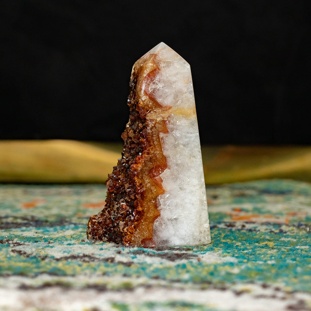 "Sunfire Crest" - Rare Citrine Point Tower