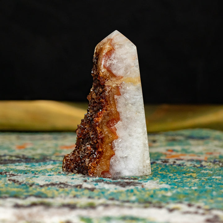"Sunfire Crest" - Rare Citrine Point Tower