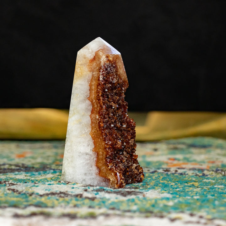"Sunfire Crest" - Rare Citrine Point Tower