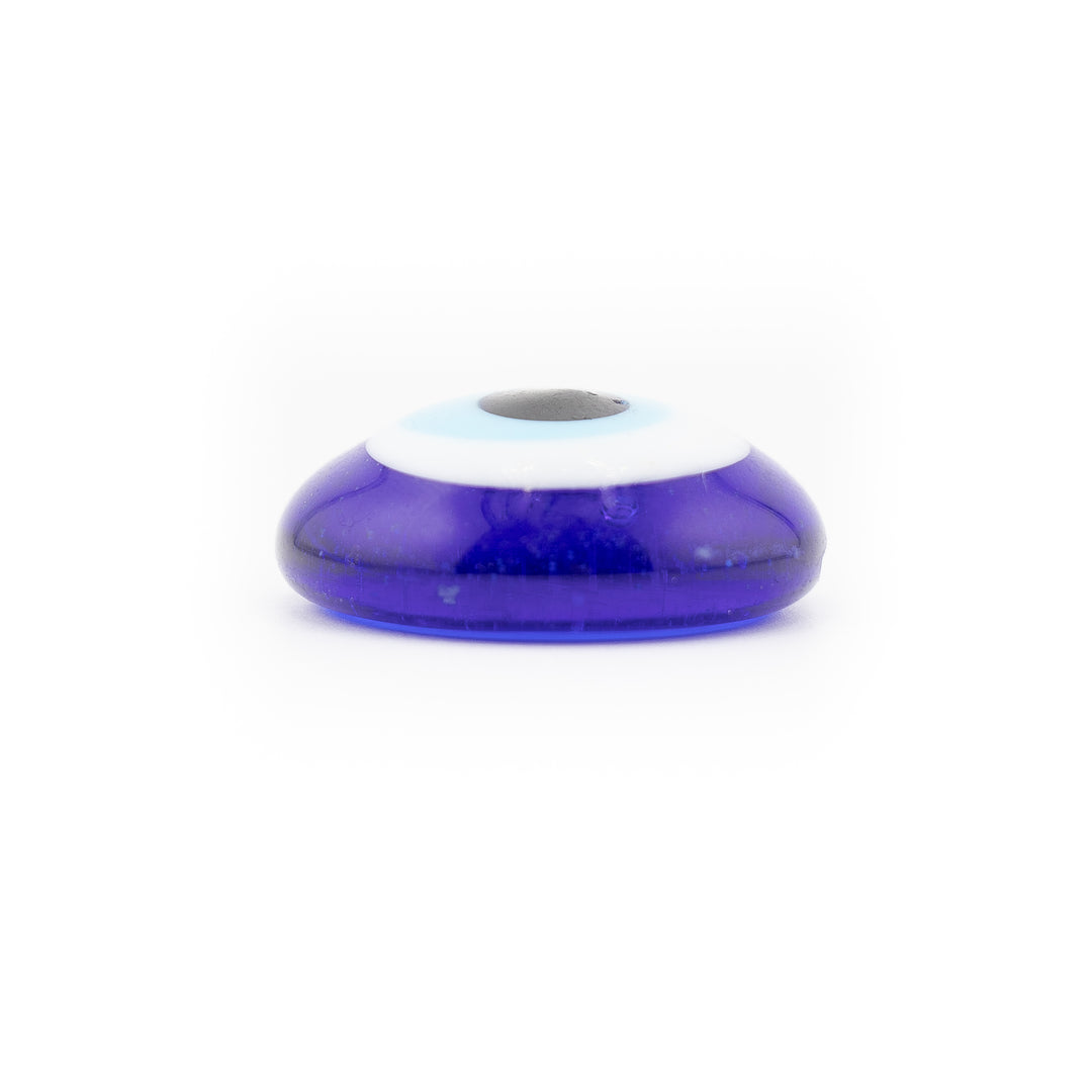 Handmade Flat Lampwork Nazar/Evil Eye, 1" Inch