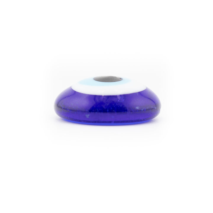 Handmade Flat Lampwork Nazar/Evil Eye, 1" Inch