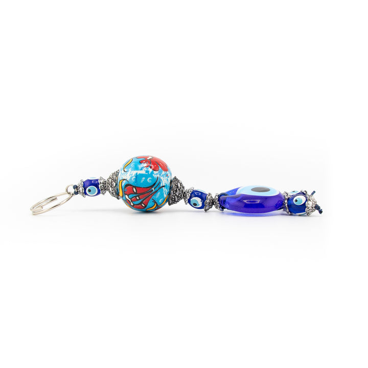 Nazar/Evil Eye Keychain, 5" Inch