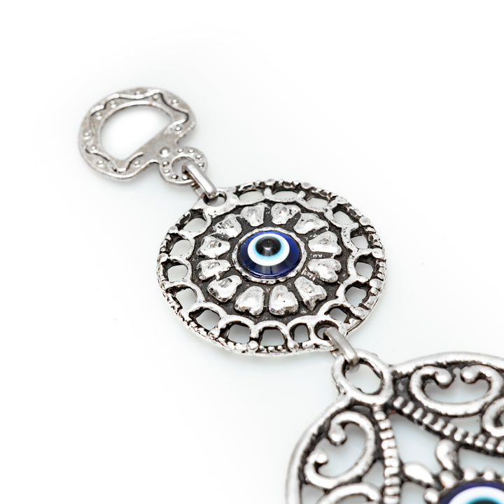 Authentic Nazar/Evil Eye Wall Decor with Hamsa Hand, 13" Inch