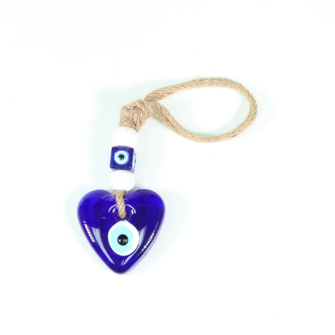 Decoración colgante con forma de corazón de Nazar/Mal de Ojo, 20 cm
