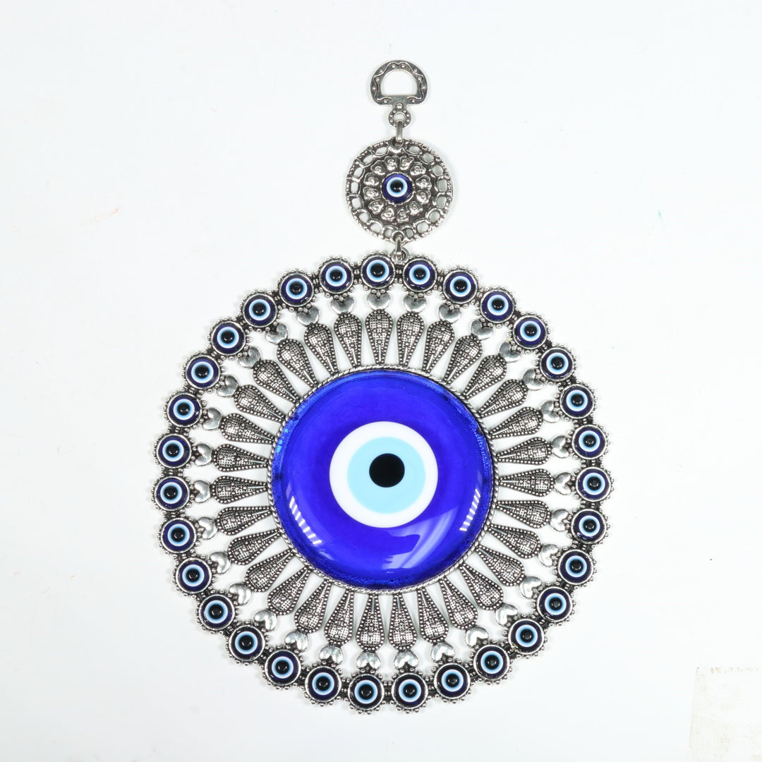 Auténtica decoración de pared de Nazar/Mal de Ojo con figura de sol, 23 cm