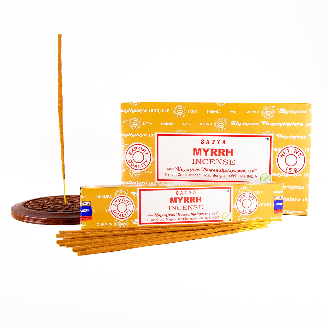 Bâtonnets d'encens Satya Myrrhe – 15 g