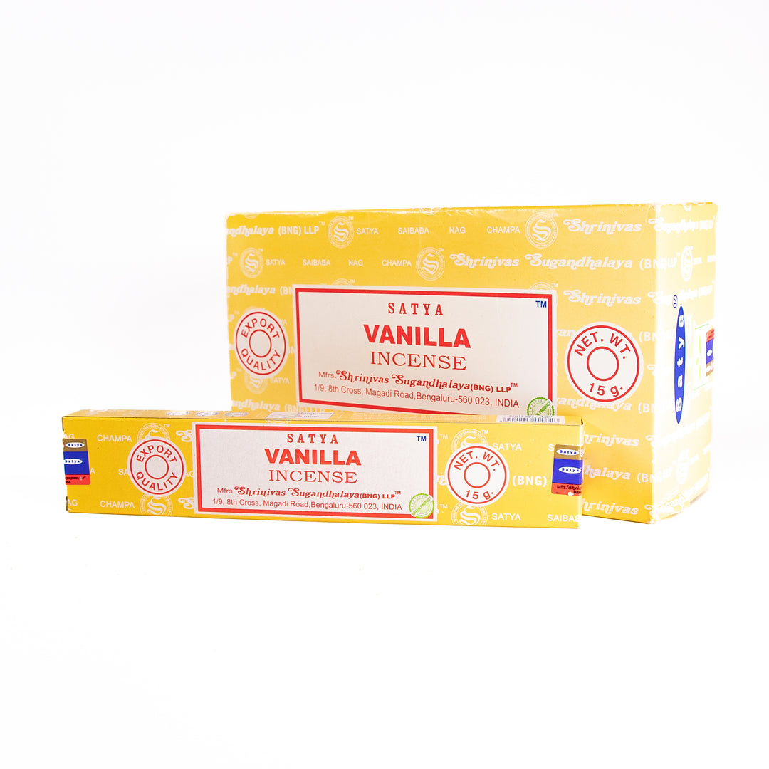 Bâtonnets d'encens Satya Vanille (15 g)