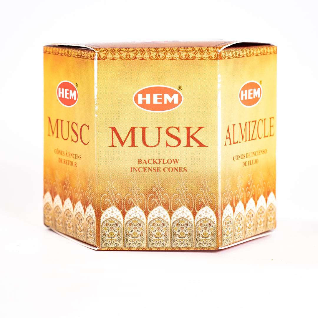 HEM Musk Backflow Incense Cones