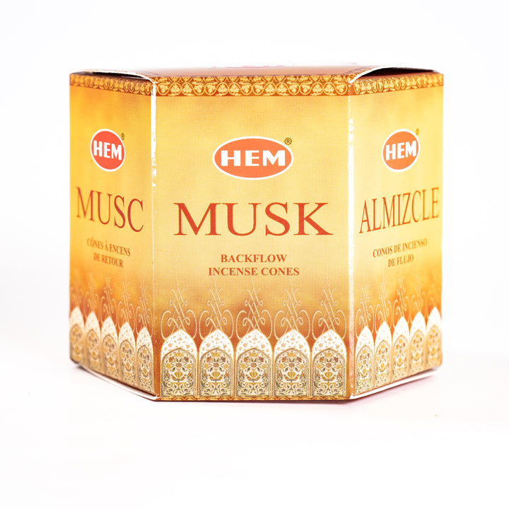 HEM Musk Backflow Incense Cones