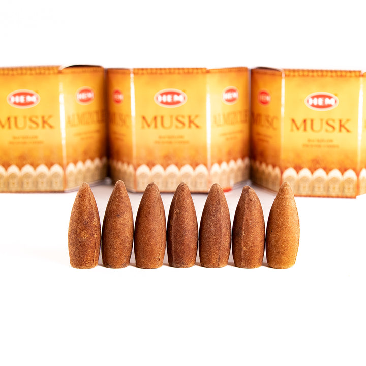 HEM Musk Backflow Incense Cones