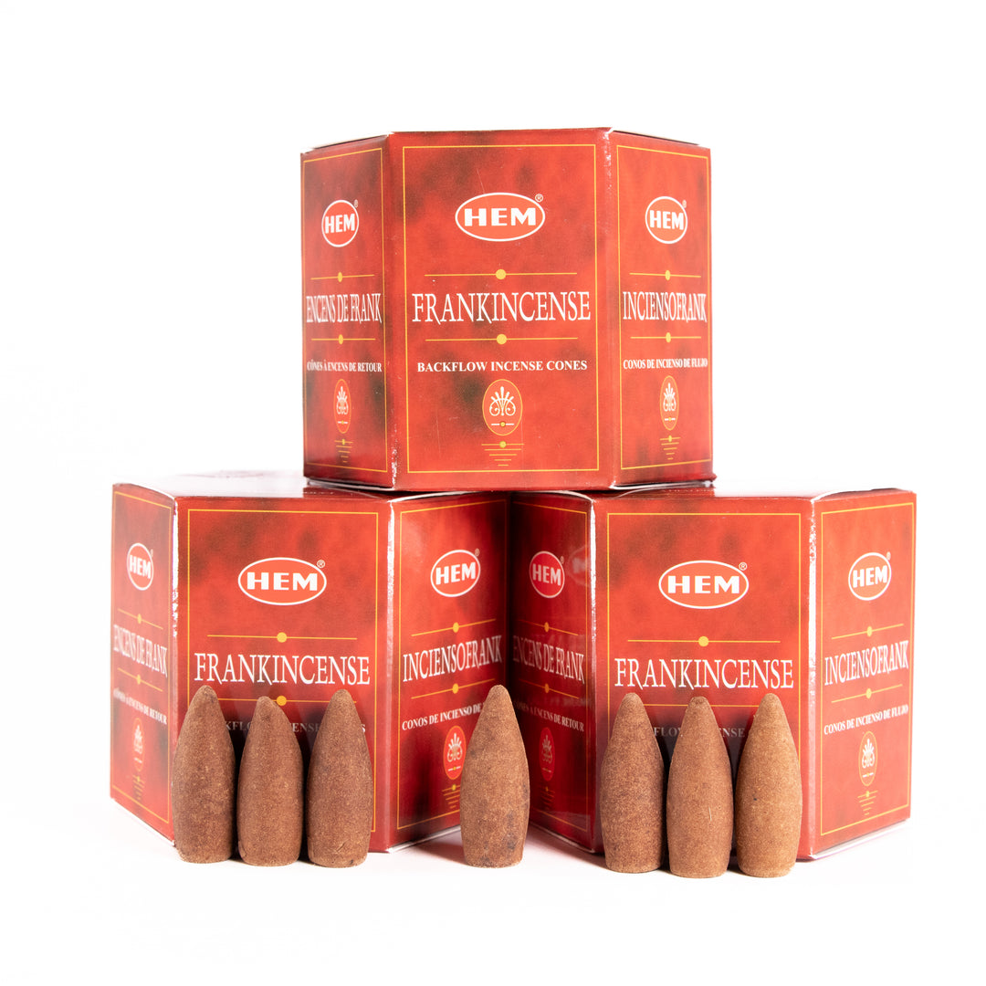 HEM Frankincense Backflow Incense Cones