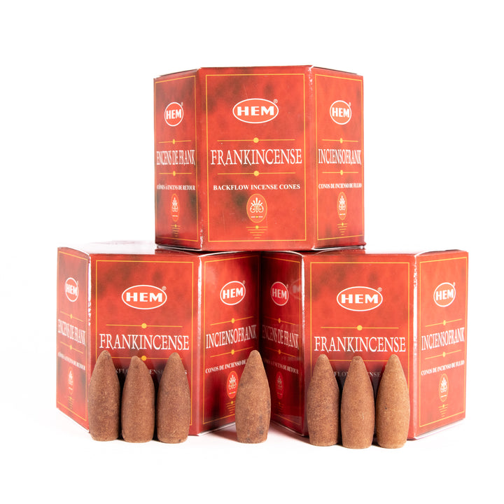 HEM Frankincense Backflow Incense Cones