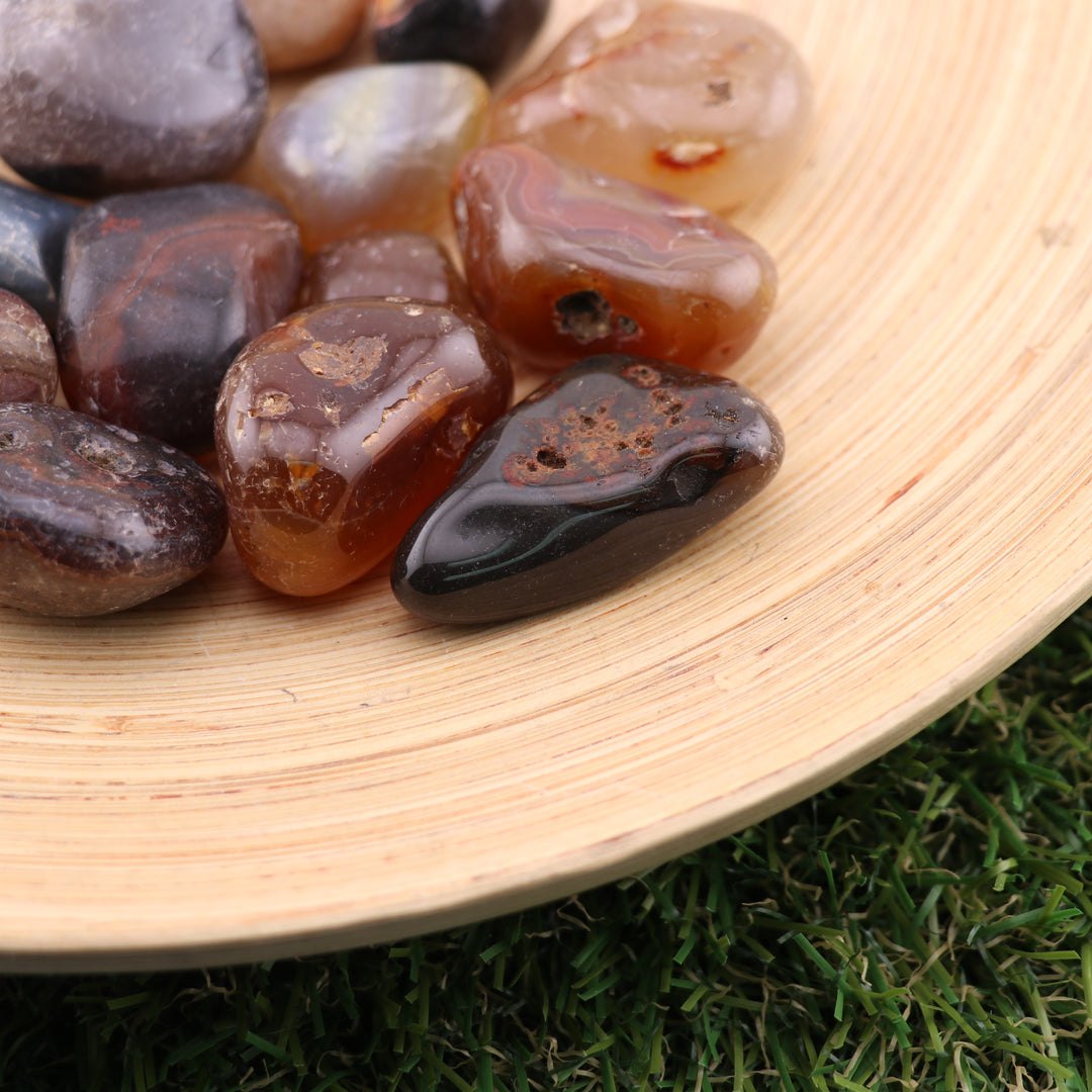Piedra pulida de ágata | Energía positiva y sanación emocional