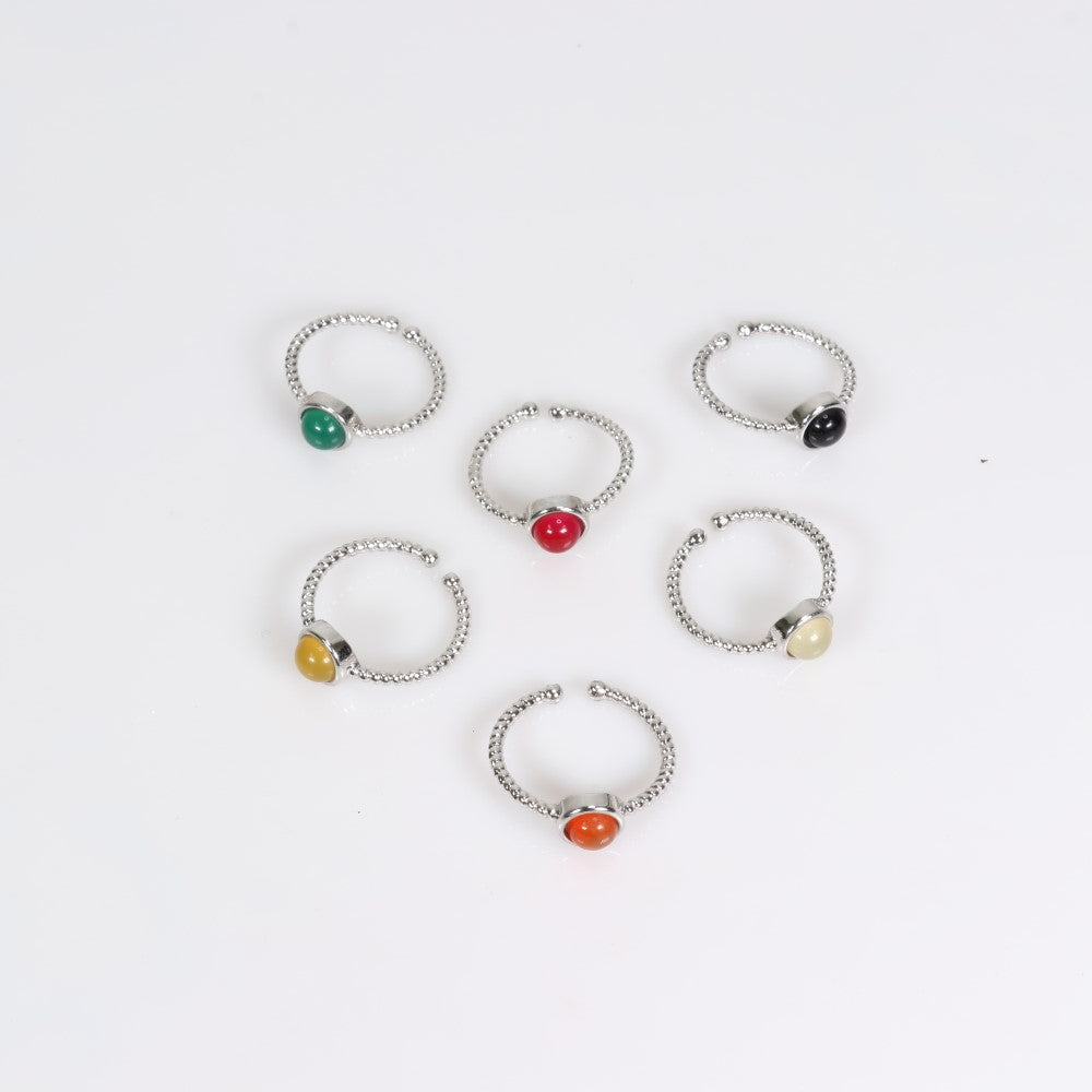 Natural Gemstone Ring for Women & Men - Gemstone Ring Jewelry Gift
