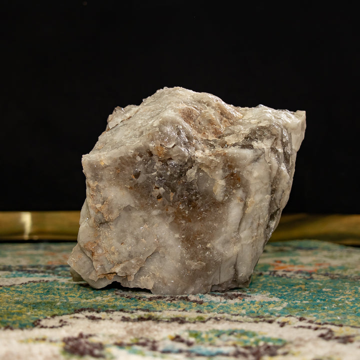 Amas de quartz fumé naturel pour l'ancrage et la clarté (9,4 lb)