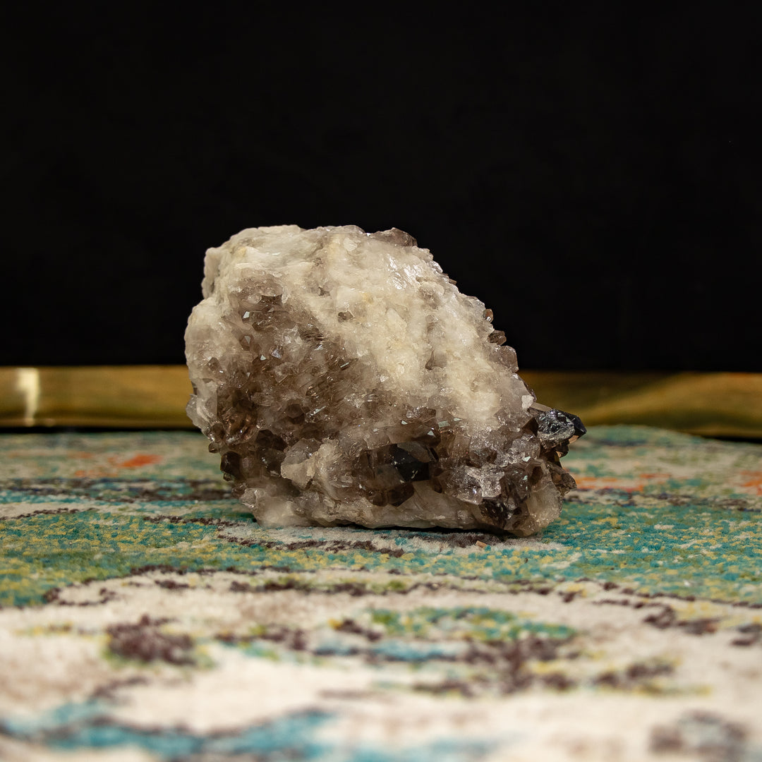 Compact Smoky Quartz Cluster from Brazil – Soothing Grounding Energy (5.7 lbs)