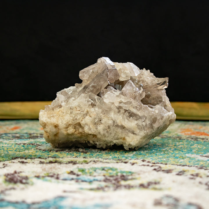 Smoky Quartz Cluster with Natural Inner Chamber – Insight & Introspection (6.7 lbs)