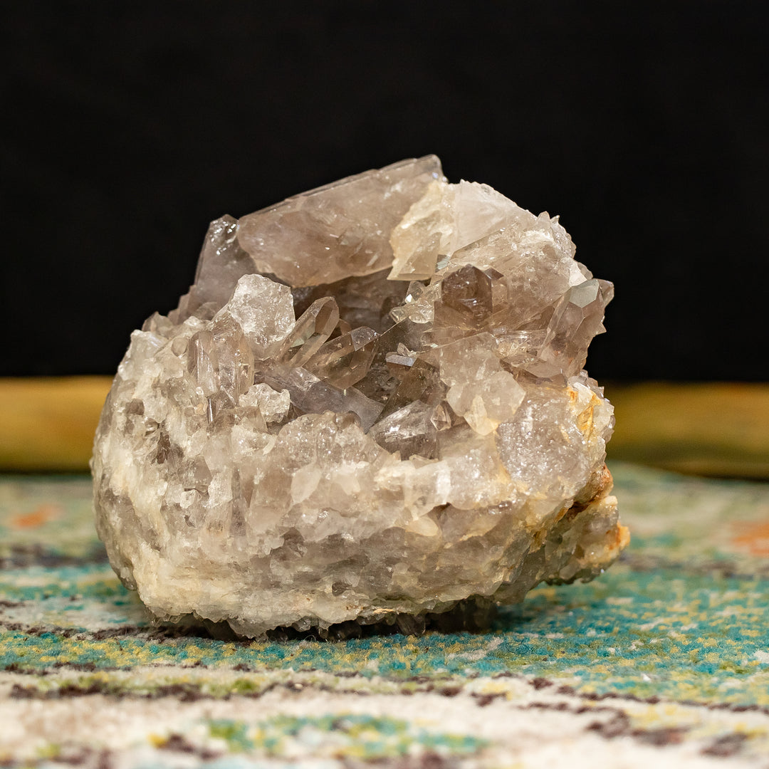 Smoky Quartz Cluster with Natural Inner Chamber – Insight & Introspection (6.7 lbs)