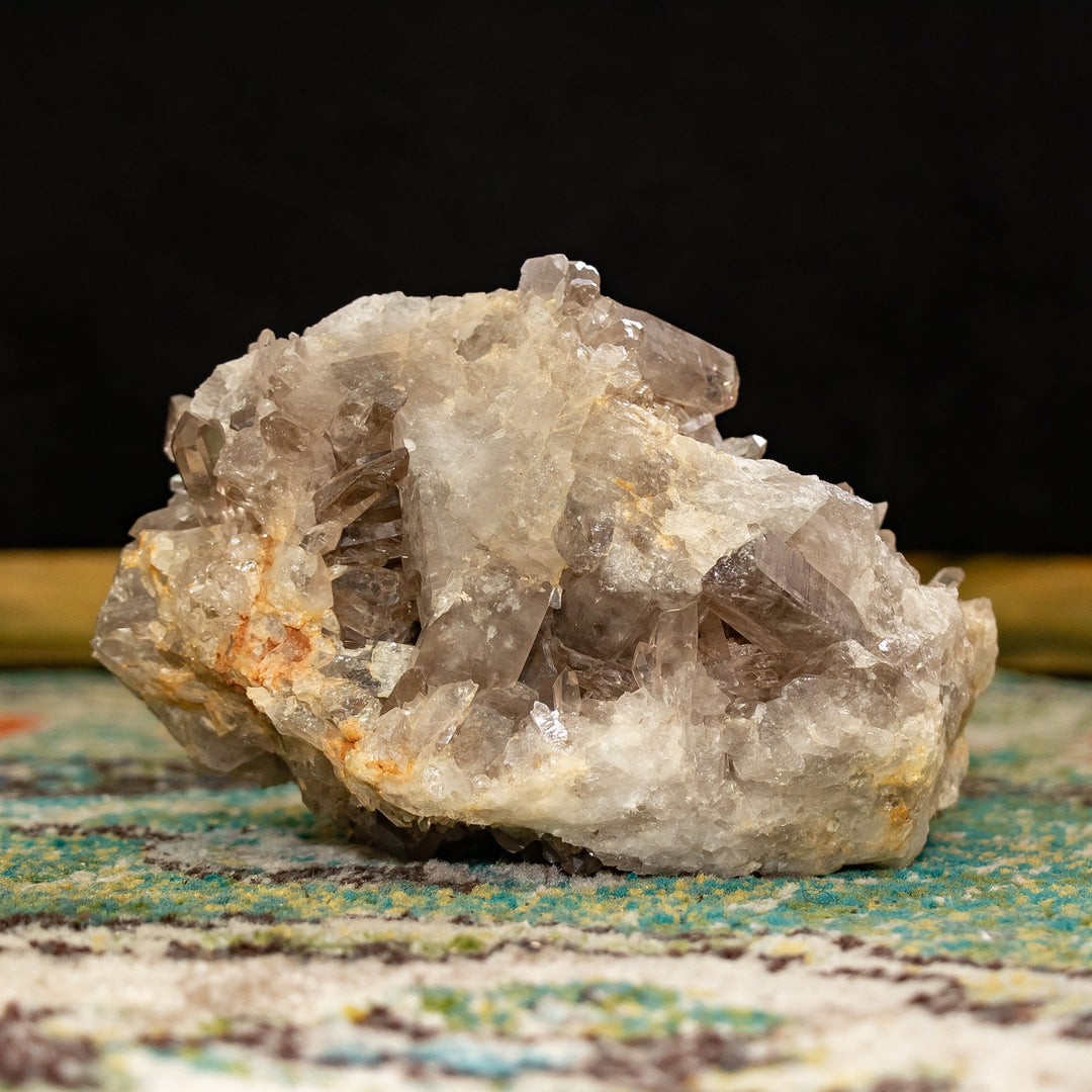 Smoky Quartz Cluster with Natural Inner Chamber – Insight & Introspection (6.7 lbs)