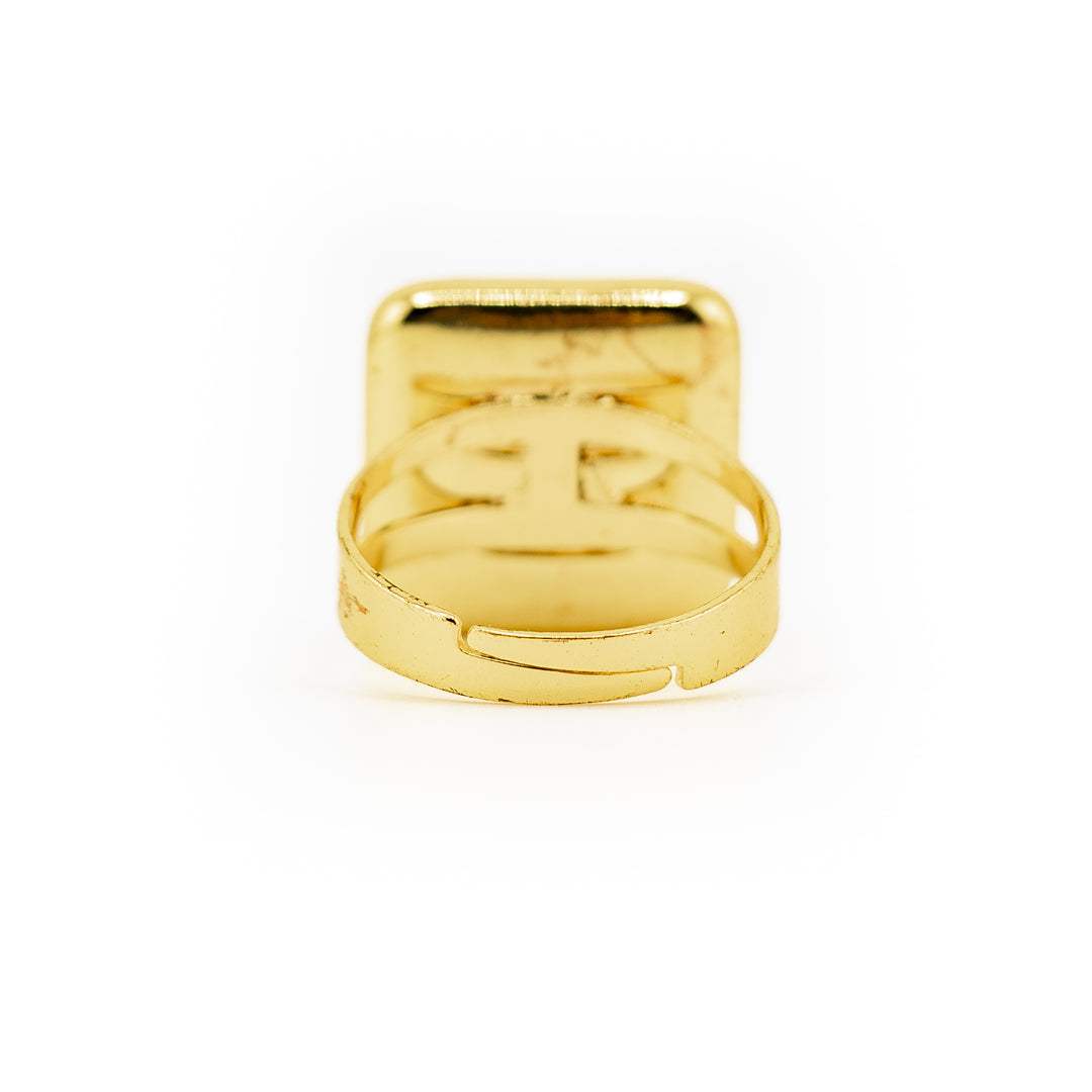 Anillo de cuarzo rosa y opalita para mujer y hombre - Regalo de joyería con piedras preciosas