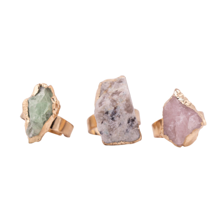 Natural Gemstone Ring for Women & Men - Gemstone Ring Jewelry Gift