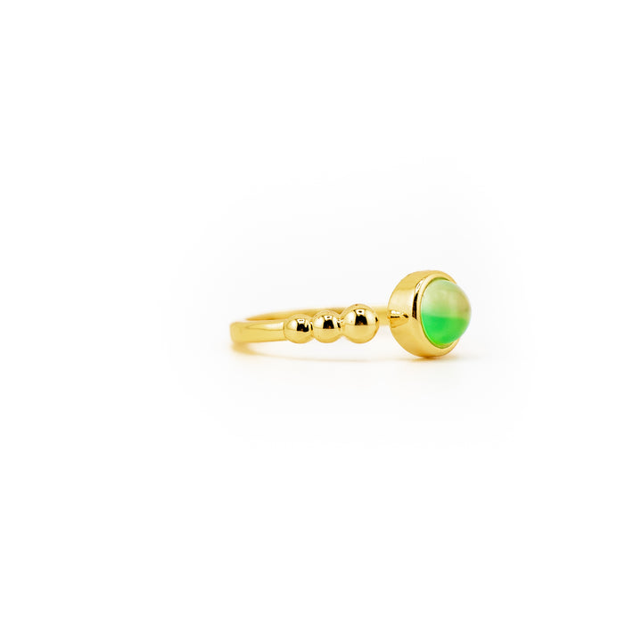 Anillo de piedras preciosas naturales para mujer y hombre - Regalo de joyería con piedras preciosas