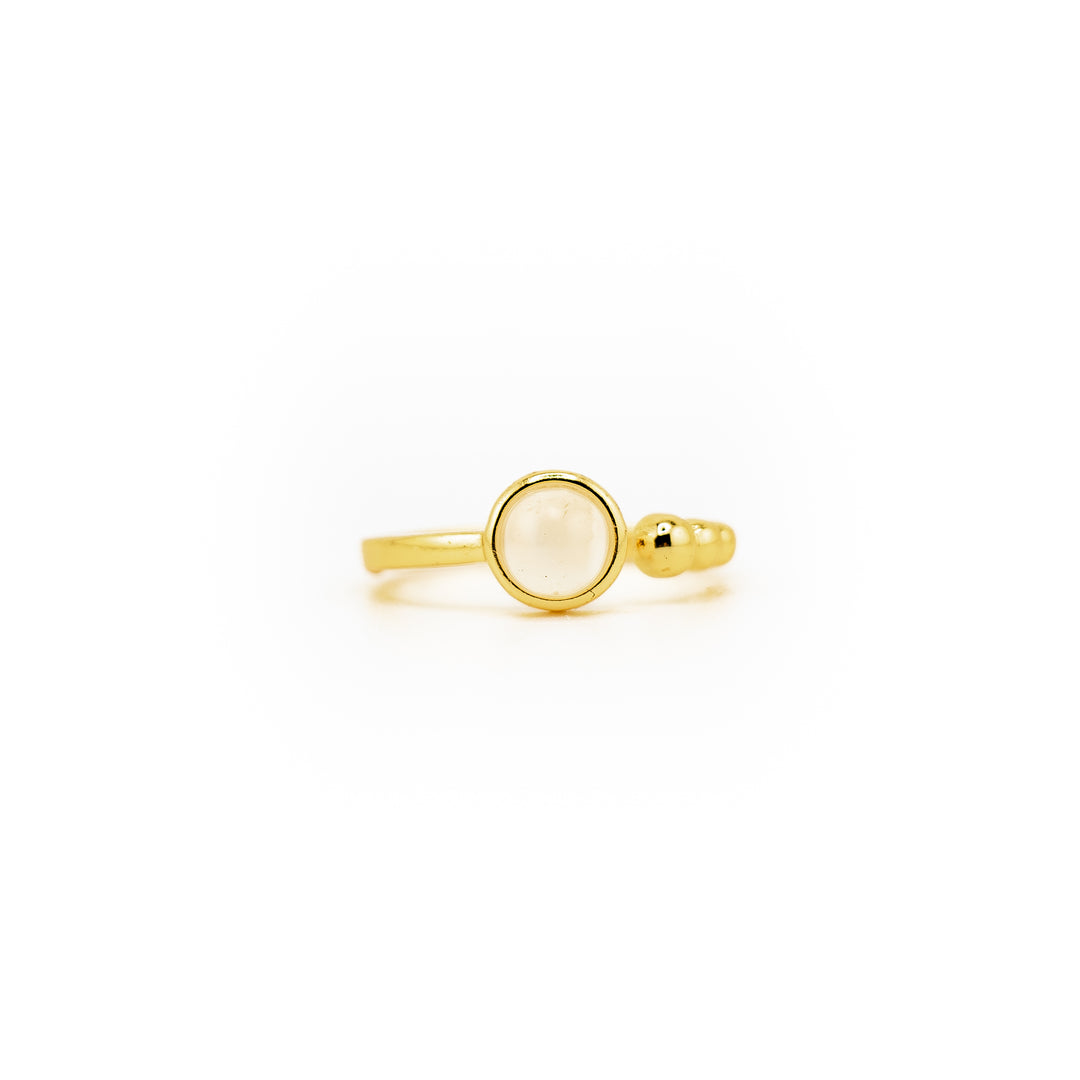 Anillo de piedras preciosas naturales para mujer y hombre - Regalo de joyería con piedras preciosas