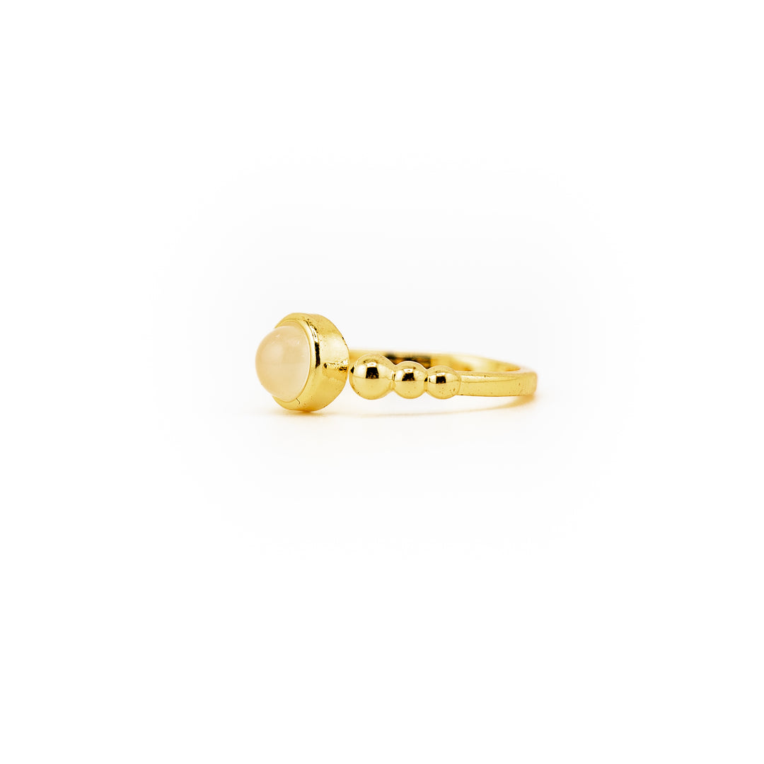 Anillo de piedras preciosas naturales para mujer y hombre - Regalo de joyería con piedras preciosas